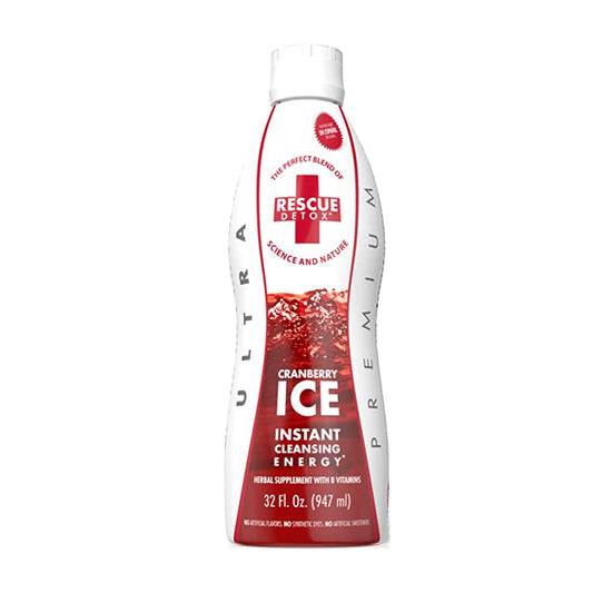 Rescue Detox Ice Cranberry 32oz